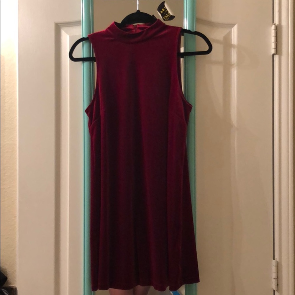 Red Velvet Dress
